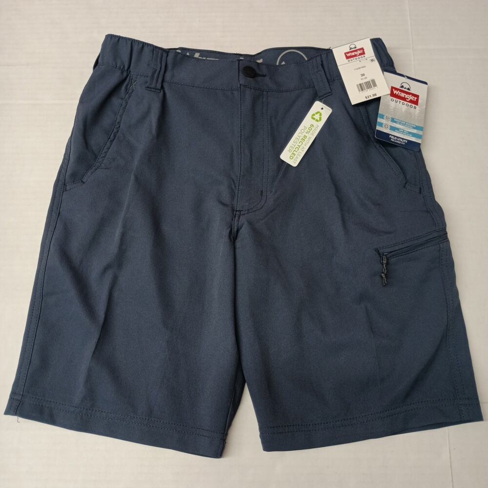 Wrangler Men's Field Utility Shorts Size 30 Blue Relaxed Fit‎